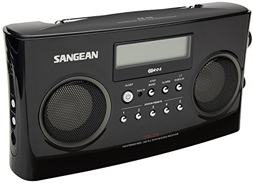 Sangean PR-D5 Black Portable Digital Black - radios (Portable, LCD, Digital, AM, FM, Orange, Monochrome)