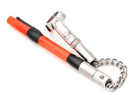 Korda Complete Stow Indicator, Orange, Stainless Steel Chain, Line-friendly Clip for Slack or Tight Lines, Bobbin System