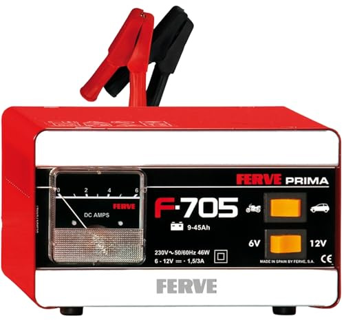Ferve F-705 Cargador de Baterías de Plomo Ácido