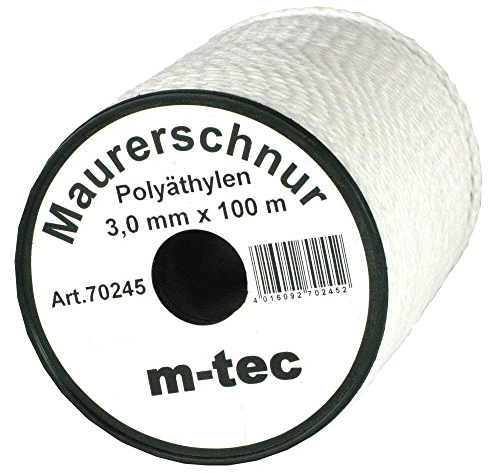 Lot-Maurerschnur 100 m x Ø 3,0 mm Weiss