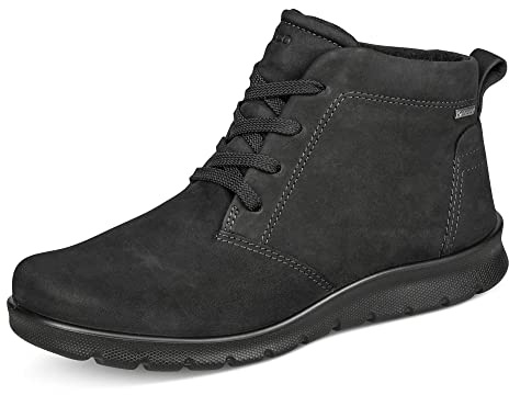 ECCO Gore-TEX 215583 Femmes Noir Cuir Bottine, EU 40