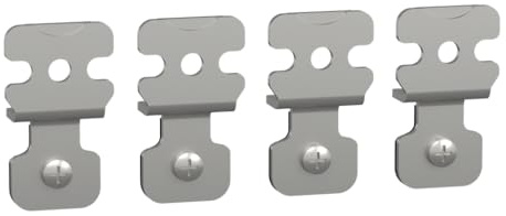 Schneider Electric - Spacial S3D - jeu de 4 pattes fixation acier coffret - NSYAEFPFSC
