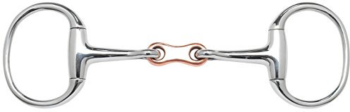 Olivenkopfgebiss EDELSTAHL, doppelt gebrochen