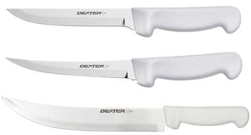 The Dexter Russell 3 Piece Knife Combo Set - Cutlery Butcher Chef Set