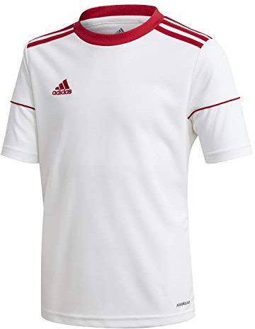 adidas Squad 17 Sho, Pantaloncini Uomo, Bianco/Power Rosso, 116