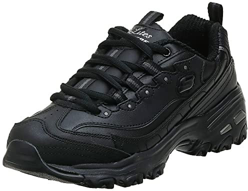 Skechers Women's D'Lites Fresh Start Trainer , Black, 2.5 UK