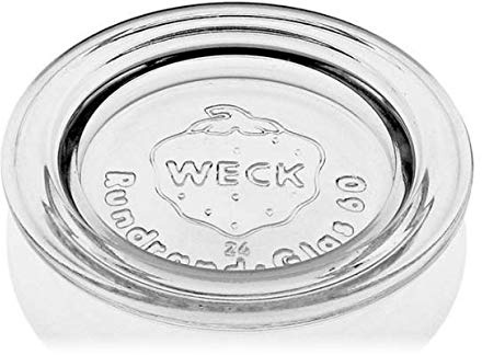 3 x Weck 60mm (2 3/8) SMALL ORIGINAL Loose Fitting Replacement Glass Lid. Fits WECK Models 080, 755, 760, 761, 762, 763, 764, 766, 902, 905, 975, 995.