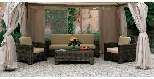 HOMEGARDEN Lot de 4 parois latérales pour tonnelle Shara