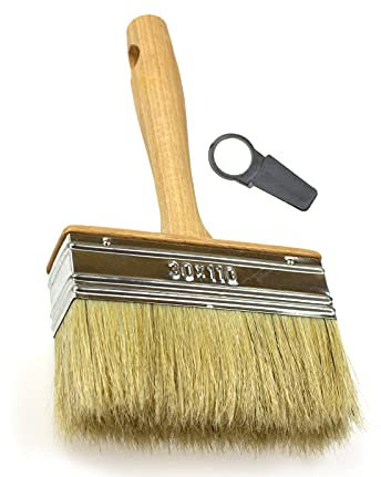 Cepillo de cerdas naturales para empapelado, pintura y vallas, Natural Bristle Hair, 30x110