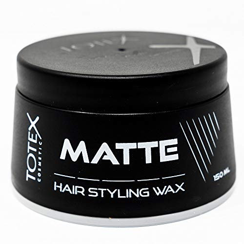 TOTEX Cire Coiffante Matte pour Hommes | Finition Naturelle et Mate | Pâte Définissante pour Cheveux | Tenue Longue Durée Sans Brillance, Convient à Tous Types de Cheveux 150ml