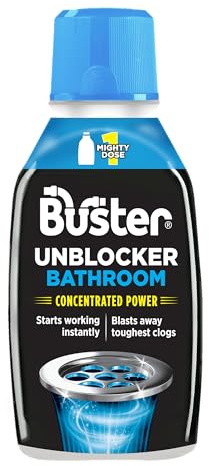 Buster Bathroom Plughole Unblocker, 300 ml