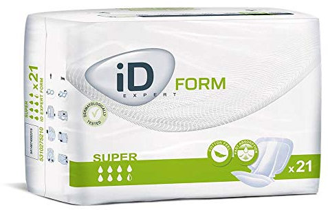 Euron ID Expert Form Shaped Incontinence Pads (Anti Leak Cuffs) - Super (21)