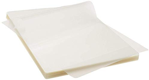 Amazon Basics Thermal Heißlaminiertaschen, Transparent, A4, 100 Stück