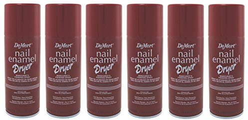 Demert Nail Enamel Dryer Spray 7.5 Ounce 7.5 Ounce (6 Pack)