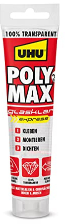 UHU POLY MAX®CRISTAL EXPRESS 115g REF. 6310615