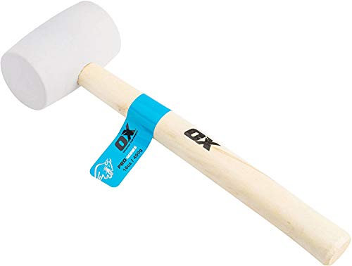 OX Pro White Rubber Mallet - 16 oz