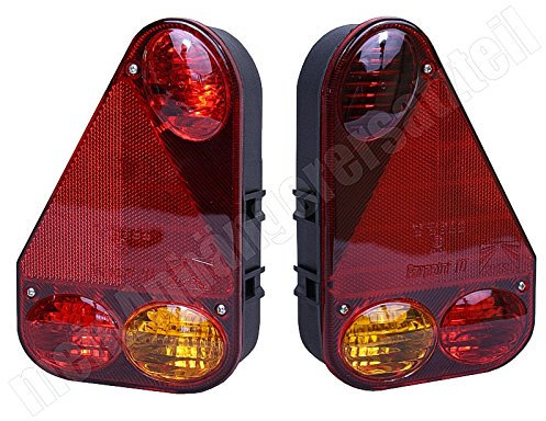 Aspöck Earpoint III 3 Rückleuchten Rücklicht Set für Pkw Anhänger Autoanhänger