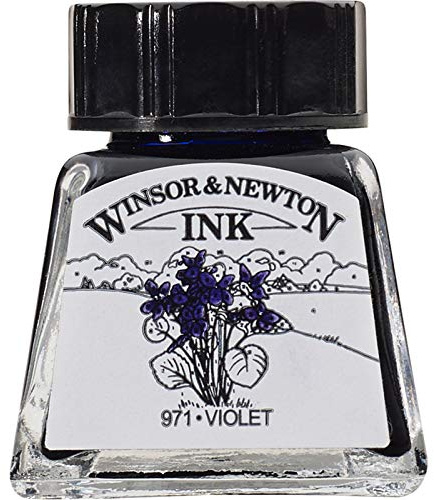 Winsor & Newton 14ml Drawing Ink Bottle - Violet