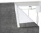 Speedy Products 120cm CBA Corded Roman Blind Kit silver
