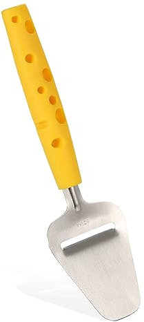 Formaggio Mini Cheesy Boska/Formaggi a pasta semi-dura a molto dura/acciaio inossidabile/design a buchi simpatici, giallo / 15,5 cm