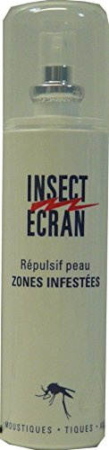 INSECT-ECRAN Zones Infestées Anti-moustiques Répulsif peaux Adultes - Spray 100 ml