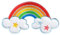 PatchMommy Regenbogen Patch Aufnäher Applikation zum Aufbügeln Bügelbild - für Kleidung Jeans Jacken Kinder