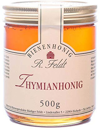 Thymian Honig, wilder Thymian, aus alpiner Region, sehr aromatisch, kaltgeschleudert, unfiltriert, 500g