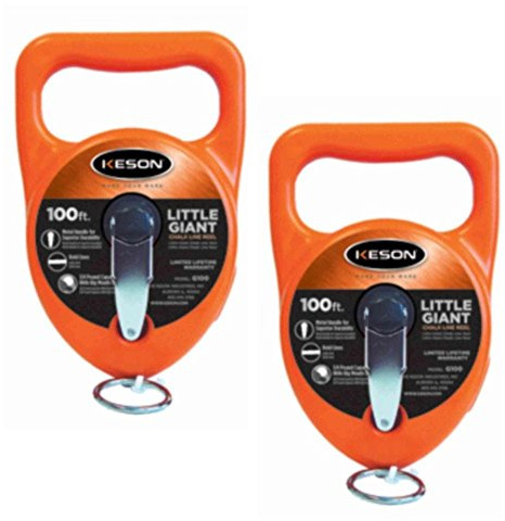Keson G100 Little Giant Line Chalk Box - 100ft. (2 Pack)