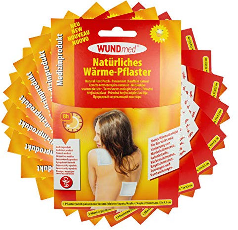 WUNDmed Natürliches Wärmepflaster 13 x 9,5 cm, 10 Stück