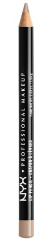 NYX Professional Makeup - Slim Lip Pencil - Crayon à lèvres - Fins et affûtés - Formule crémeuse - Longue tenue - Nude Beige