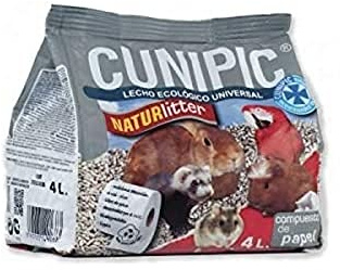CUNIPIC NATURLITTER LECHO Papel Reciclado JAULAS 4L