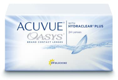 ACUVUE® OASYS with HYDRACLEAR® PLUS - Reemplazo Quincenal - protección UV - 24 lentes