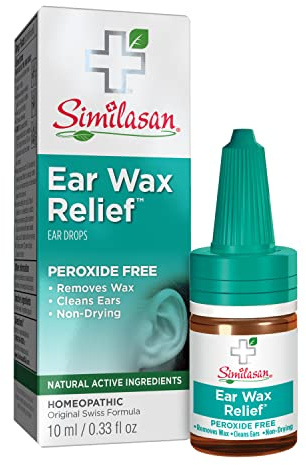 Similasan Ear Wax Removal Kit, 0.33 Ounce Bottle Ear Drops with Bulb Syringe
