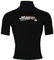 Two Bare Feet Adults Thermal Fleece Lined Rash Vest Short Sleeve - UV Protection Surf Base Layer, Wetsuit Swimming Tops for Surfing (Black Short Sleeve, XL)