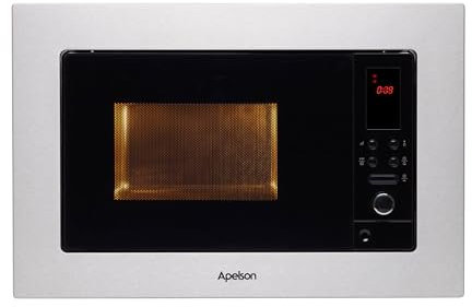 Apelson | Microondas Encastrable | Modelo AM 20 LN | Cinco niveles de potencia, 800 W | Ancho de 60 cm | Temporizador de 0 a 95 minutos