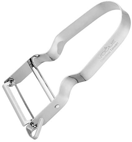 Vogue D053 Speed Peeler Stainless Steel Slicer Cutter Twister Kitchen Tool, Silver