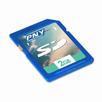 PNY 2GB Premium Secure Digital 2GB SD Flash Memory – Flash Memory (2 GB, SD)