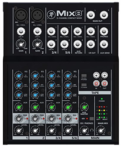 Mackie Mixer compatto a 8 canali MIX8