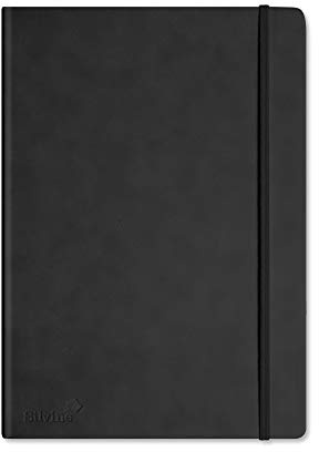 Silvine Executive Soft Feel 198BK Anteckningsbok, Svart, 29.7 x 21 x 1.6 cm