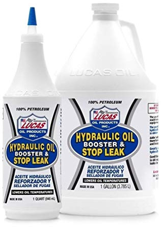 Lucas Oil 10018 Hydraulic Oil Booster & Stop Leak - 1 Gallon (Pack of 4)