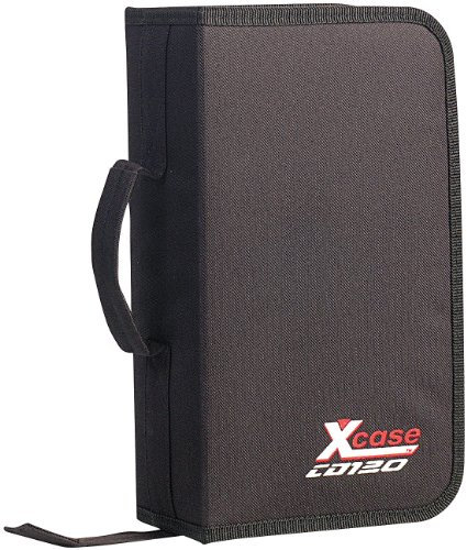 Xcase DVD Mappe: CD/DVD/BD-Tasche für 120 CD/DVD/BDs (CD Case, CD Sammelmappe, Koffer Organizer)