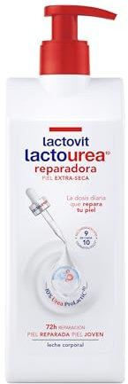 Lactovit - Leche Corporal Reparadora Lactourea con Protein Calcium, para Pieles Secas y Extra Secas - 400 ml
