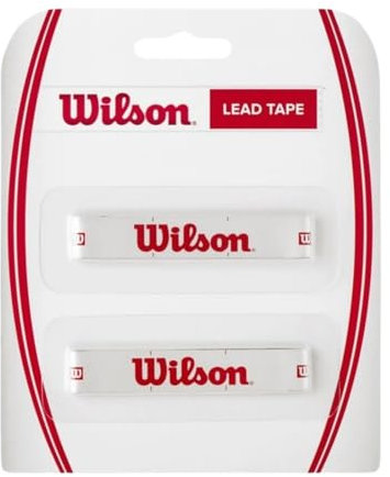 Wilson Unisex – Erwachsene Lead Tape, White/Red, One Size