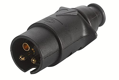 HELLA 8JA 002 263-001 Stecker - 3-polig - Stecker: Schraubkontakt - schwarz