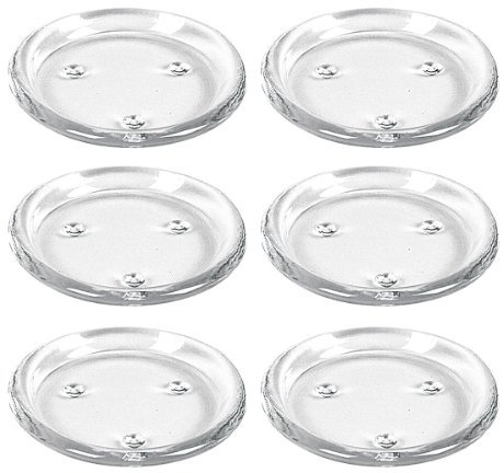 Sandra Rich Kerzenteller 6er-Set CANDLE MOOD aus Glas Ø11cm