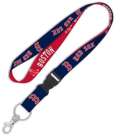 MLB Boston Red Sox 37343011 Lanyard with Detachable Buckle, 3/4