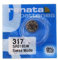 Due pile a bottone{317} Renata ossido di argento SR62 10,5 mAh 1,55 V