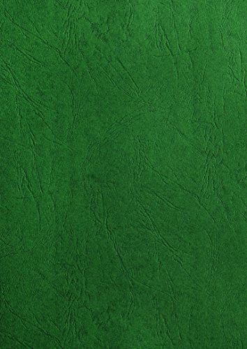 Pavo - Einbanddeckel-Lederoptik DIN A4, 250 g/m², 100-er Pack, Dunkelgrün