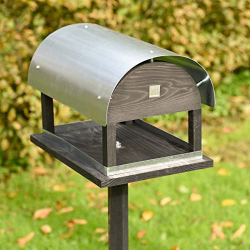 VOSS.garden Vogelfutterhaus Rom im exclusiven dänischen Design - Vogelhaus Vogelstation Futterhaus Vogeläuschchen Futterhaus Vogelfutterstation