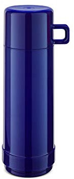 ROTPUNKT Isolierflasche 60 JESPER 0,75 l | Zweifunktions-Drehverschluss | BPA Frei - gesundes Trinken | Made in Germany | Warm + Kalthaltung | Glaseinsatz | hyperblue